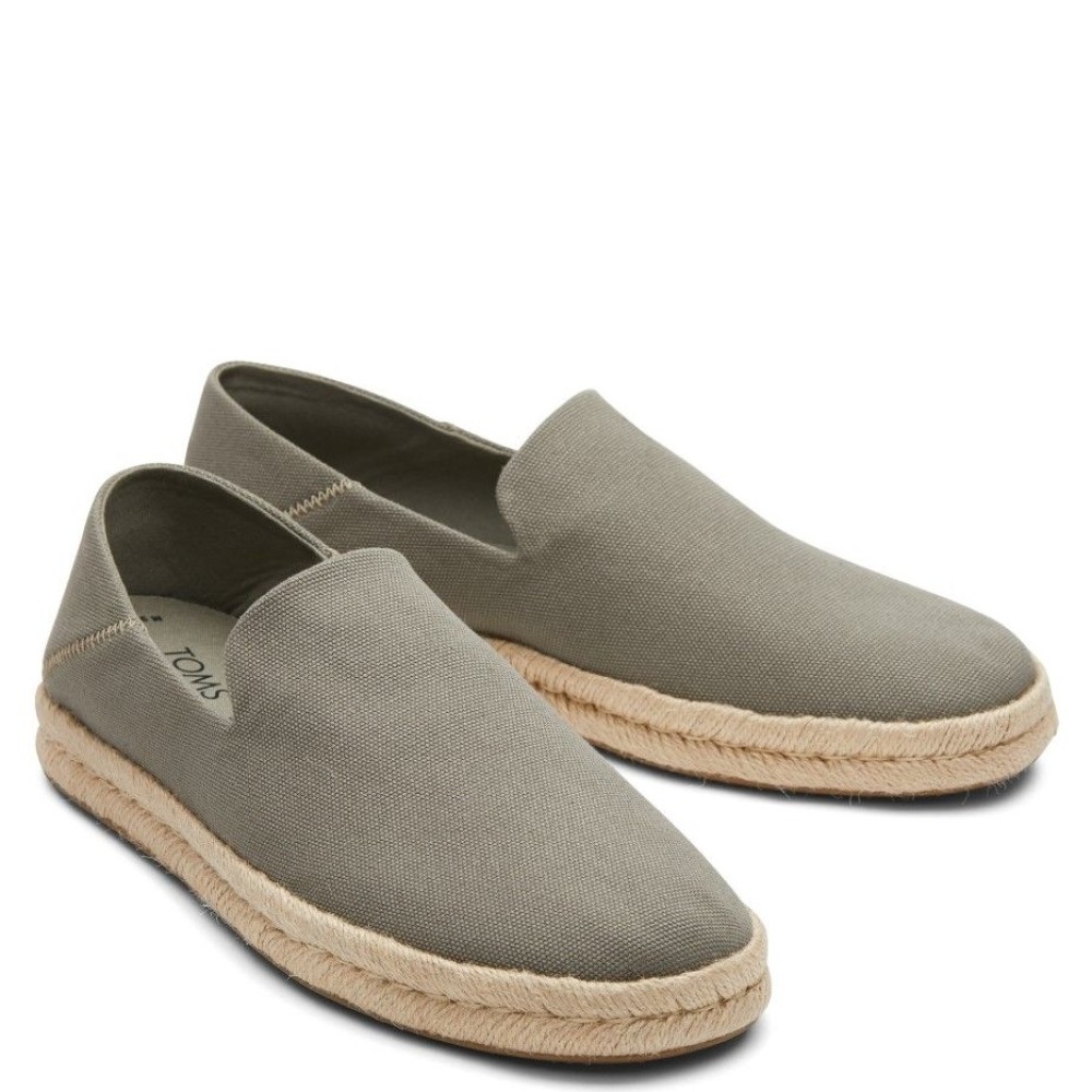 TOMS</br>Ανδρικές Εσπαντρίγιες Γκρι Recycled Cotton Canvas SANTIAGO 10020071 Toms TOMS</br>Ανδρικές Εσπαντρίγιες Γκρι Recycled Cotton Canvas SANTIAGO 10020071 Toms