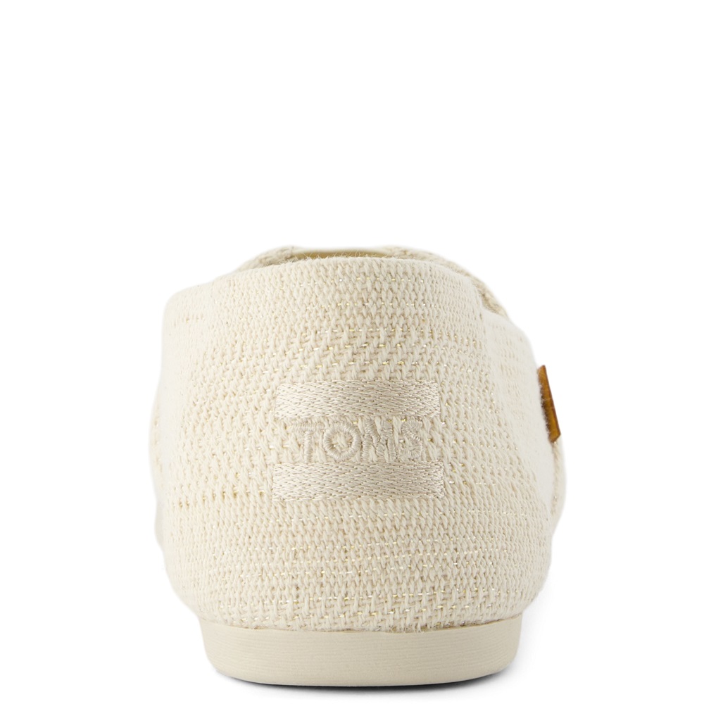 TOMS</br>Γυναικείες Εσπαντρίγιες Μπεζ Undyed Metallic Linen Stripe ALPARGATA 10020656 Toms TOMS</br>Γυναικείες Εσπαντρίγιες Μπεζ Undyed Metallic Linen Stripe ALPARGATA 10020656 Toms