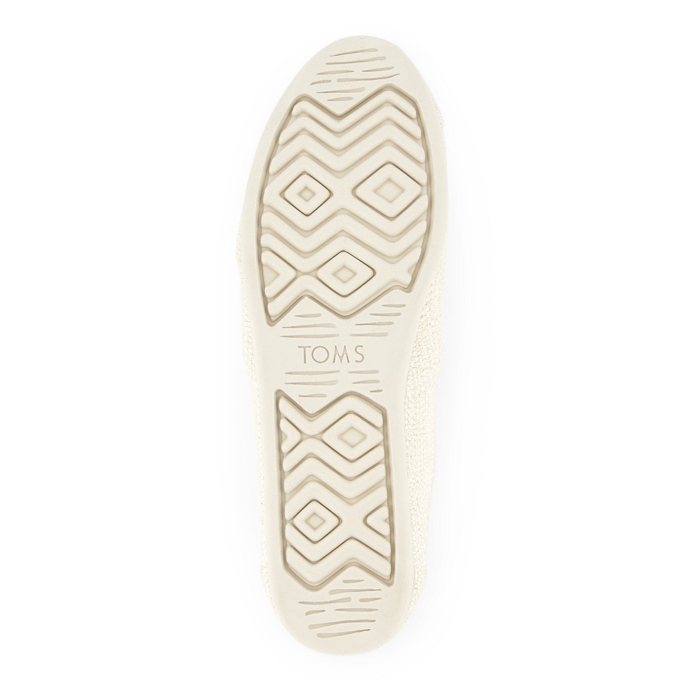TOMS</br>Γυναικείες Εσπαντρίγιες Μπεζ Undyed Metallic Linen Stripe ALPARGATA 10020656 Toms TOMS</br>Γυναικείες Εσπαντρίγιες Μπεζ Undyed Metallic Linen Stripe ALPARGATA 10020656 Toms