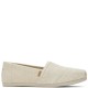 TOMS</br>Γυναικείες Εσπαντρίγιες Μπεζ Undyed Metallic Linen Stripe ALPARGATA 10020656 Toms TOMS</br>Γυναικείες Εσπαντρίγιες Μπεζ Undyed Metallic Linen Stripe ALPARGATA 10020656 Toms