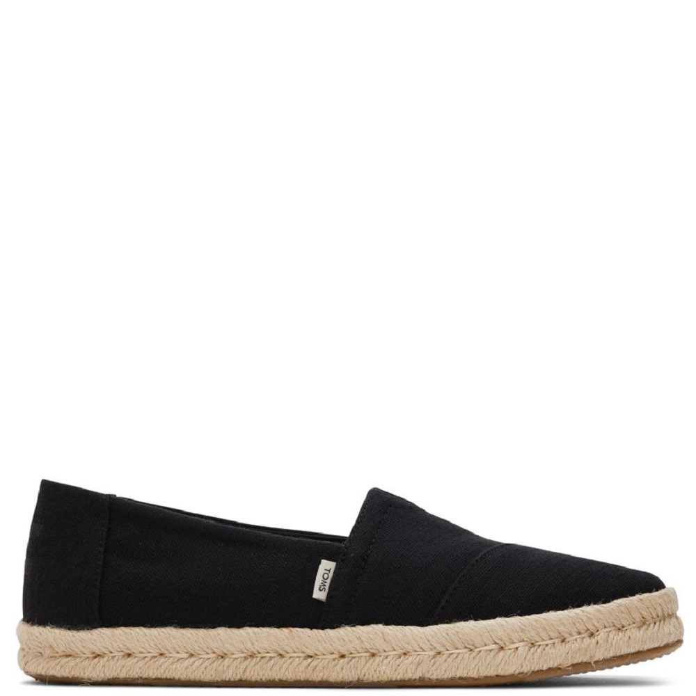 TOMS</br>Γυναικείες Εσπαντρίγιες Μαύρο Recycled Cotton Slubby ALPARGATA ROPE 2.0 10020687 Toms TOMS</br>Γυναικείες Εσπαντρίγιες Μαύρο Recycled Cotton Slubby ALPARGATA ROPE 2.0 10020687 Toms