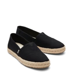 Γυναικείες Εσπαντρίγιες Μαύρο Recycled Cotton Slubby ALPARGATA ROPE 2.0 10020687 Toms