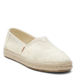 Γυναικείες Εσπαντρίγιες Μπεζ Undyed Metallic Linen Stripe ALPARGATA ROPE 2.0 10020693 Toms