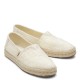 TOMS</br>Γυναικείες Εσπαντρίγιες Μπεζ Undyed Metallic Linen Stripe ALPARGATA ROPE 2.0 10020693 Toms TOMS</br>Γυναικείες Εσπαντρίγιες Μπεζ Undyed Metallic Linen Stripe ALPARGATA ROPE 2.0 10020693 Toms