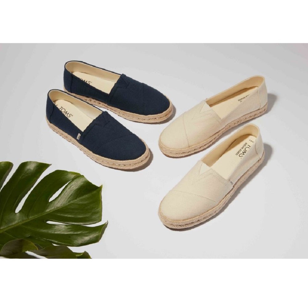 TOMS</br>Γυναικείες Εσπαντρίγιες Μπλε Recycled Cotton Slubby ALPARGATA ROPE 2.0 10020708 Toms TOMS</br>Γυναικείες Εσπαντρίγιες Μπλε Recycled Cotton Slubby ALPARGATA ROPE 2.0 10020708 Toms