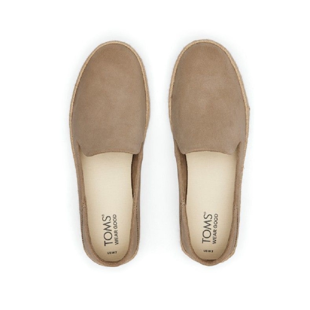 TOMS</br>Γυναικείες Εσπαντρίγιες Μπεζ Suede CAROLINA 10020711 Toms TOMS</br>Γυναικείες Εσπαντρίγιες Μπεζ Suede CAROLINA 10020711 Toms