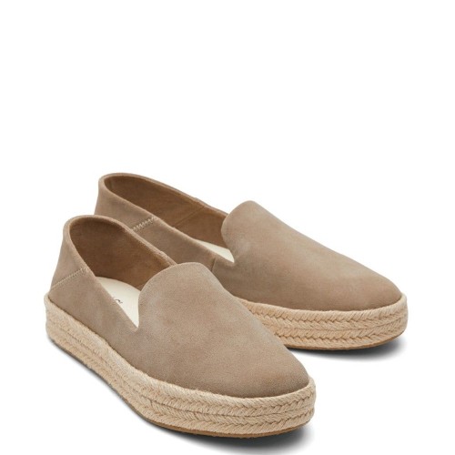 Γυναικείες Εσπαντρίγιες Μπεζ Suede CAROLINA 10020711 Toms Γυναικείες Εσπαντρίγιες Μπεζ Suede CAROLINA 10020711 Toms