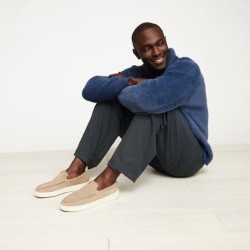 Ανδρικά Μοκασίνια/Loafers Μπεζ Suede TRVL LITE LOAFER 10020833 Toms