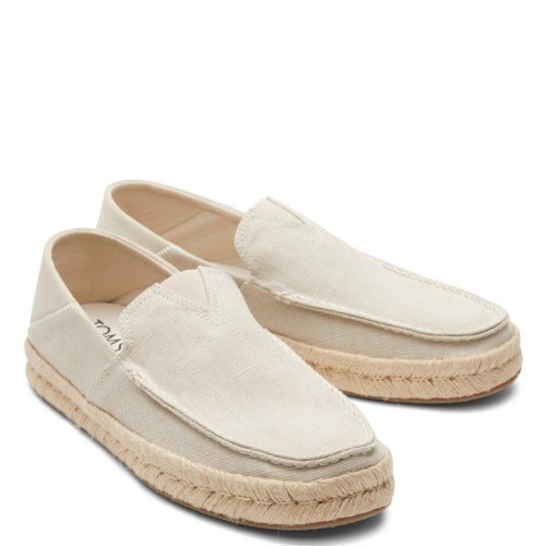 Ανδρικές Εσπαντρίγιες/Loafers Μπεζ Canvas/Suede ALONSO LOAFER ROPE 10020861 Toms