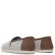 TOMS</br>Ανδρικές Εσπαντρίγιες Γκρι/Ταμπά Brushed Twill/Synthetic Trim ALPARGATA 10020888 Toms TOMS</br>Ανδρικές Εσπαντρίγιες Γκρι/Ταμπά Brushed Twill/Synthetic Trim ALPARGATA 10020888 Toms