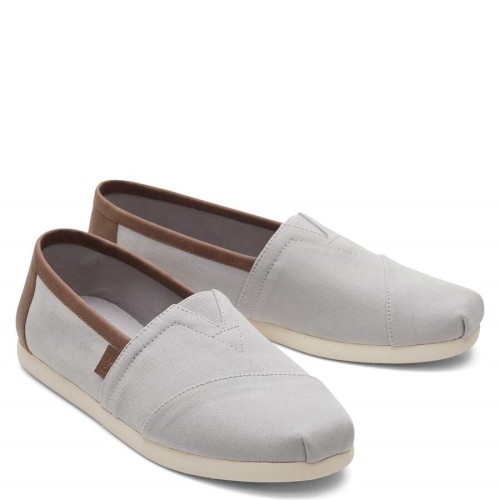 Ανδρικές Εσπαντρίγιες Γκρι/Ταμπά Brushed Twill/Synthetic Trim ALPARGATA 10020888 Toms Ανδρικές Εσπαντρίγιες Γκρι/Ταμπά Brushed Twill/Synthetic Trim ALPARGATA 10020888 Toms