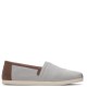 TOMS</br>Ανδρικές Εσπαντρίγιες Γκρι/Ταμπά Brushed Twill/Synthetic Trim ALPARGATA 10020888 Toms TOMS</br>Ανδρικές Εσπαντρίγιες Γκρι/Ταμπά Brushed Twill/Synthetic Trim ALPARGATA 10020888 Toms