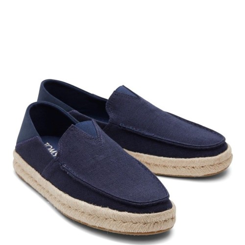 Ανδρικές Εσπαντρίγιες/Loafers Μπλε Canvas/Suede ALONSO LOAFER ROPE 10020889 Toms Ανδρικές Εσπαντρίγιες/Loafers Μπλε Canvas/Suede ALONSO LOAFER ROPE 10020889 Toms