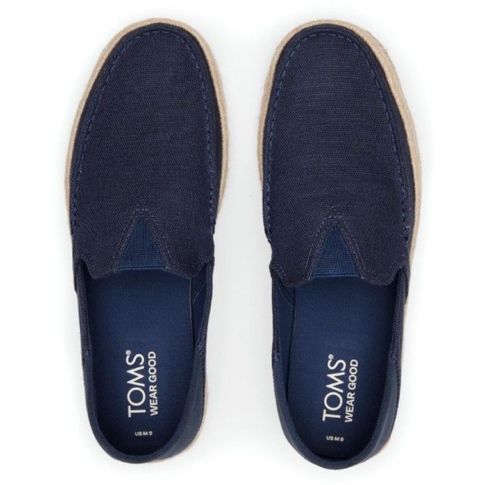 TOMS</br>Ανδρικές Εσπαντρίγιες/Loafers Μπλε Canvas/Suede ALONSO LOAFER ROPE 10020889 Toms TOMS</br>Ανδρικές Εσπαντρίγιες/Loafers Μπλε Canvas/Suede ALONSO LOAFER ROPE 10020889 Toms