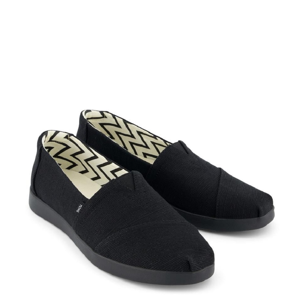 TOMS</br>Γυναικείες Εσπαντρίγιες Μαύρο Heritage Canvas ALPARGATA PLUS 10021575 Toms TOMS</br>Γυναικείες Εσπαντρίγιες Μαύρο Heritage Canvas ALPARGATA PLUS 10021575 Toms