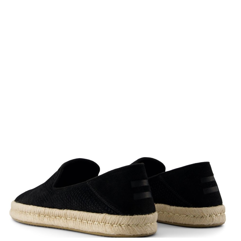 TOMS</br>Ανδρικές Εσπαντρίγιες Μαύρο Diamond Perforated Suede SANTIAGO 10021909 Toms TOMS</br>Ανδρικές Εσπαντρίγιες Μαύρο Diamond Perforated Suede SANTIAGO 10021909 Toms
