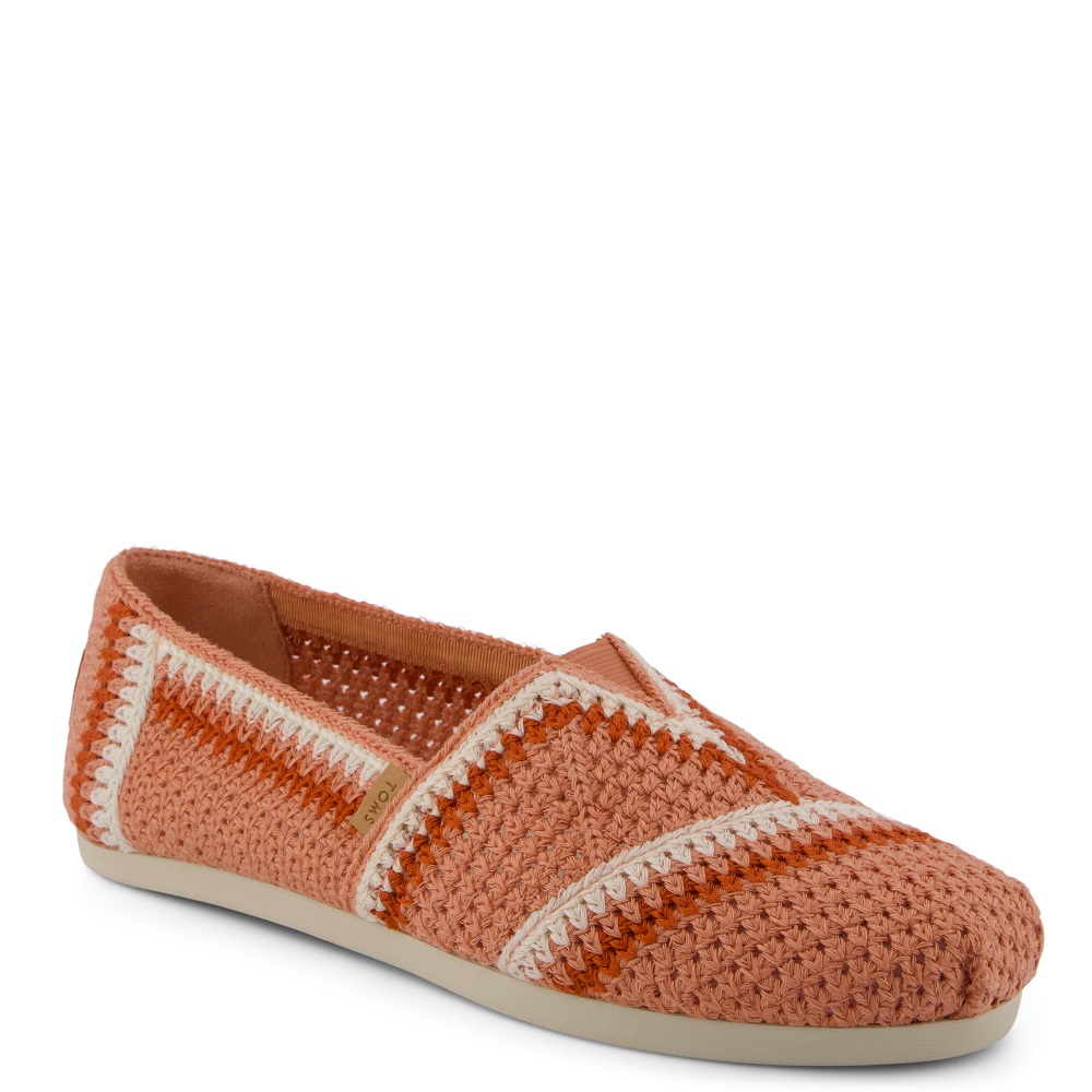 TOMS</br>Toms ALPARGATA CLASSIC 10023024 Engineered Crochet Γυναικείες Εσπαντρίγιες Ροζ Multi