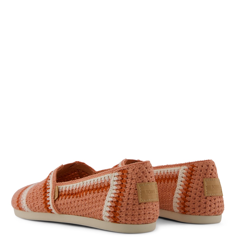 TOMS</br>Toms ALPARGATA CLASSIC 10023024 Engineered Crochet Γυναικείες Εσπαντρίγιες Ροζ Multi