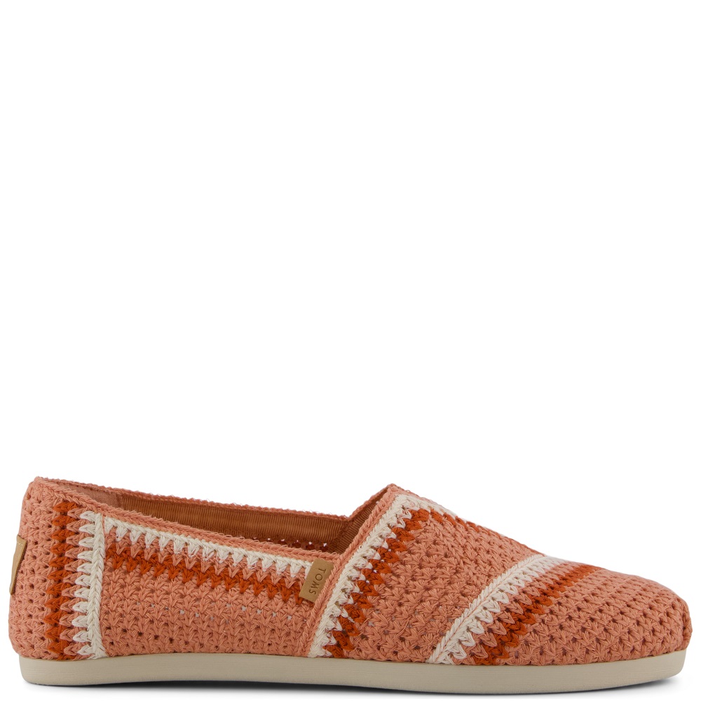TOMS</br>Toms ALPARGATA CLASSIC 10023024 Engineered Crochet Γυναικείες Εσπαντρίγιες Ροζ Multi