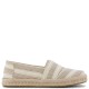 TOMS</br>Toms ALPARGATA ROPE 2.0 10023038 Metallic Stripe Γυναικείες Εσπαντρίγιες Μπεζ