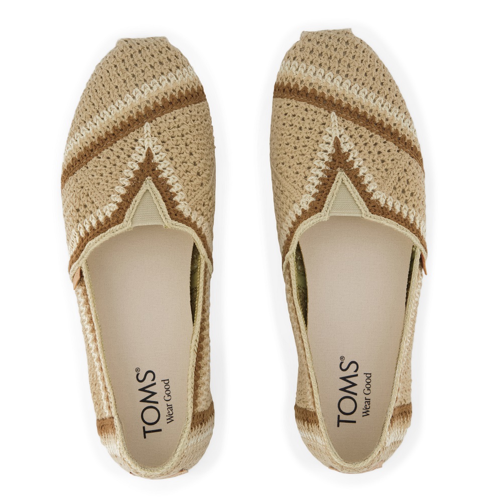 TOMS</br>Toms ALPARGATA CLASSIC 10023041 Engineered Crochet Γυναικείες Εσπαντρίγιες Μπεζ Multi TOMS</br>Toms ALPARGATA CLASSIC 10023041 Engineered Crochet Γυναικείες Εσπαντρίγιες Μπεζ Multi