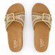 TOMS</br>Toms MARIN SLIDE 10023098 Engineered Crochet Γυναικεία Σανδάλια Μπεζ Multi