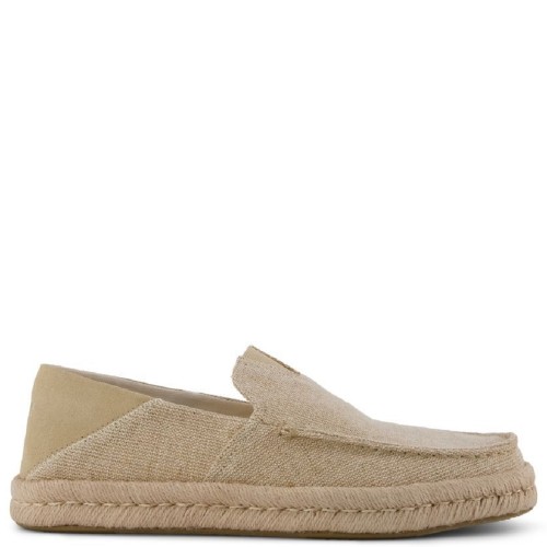 Toms ALONSO LOAFER ROPE 10023166 Canvas/Suede Ανδρικές Εσπαντρίγιες/Loafers Μπεζ