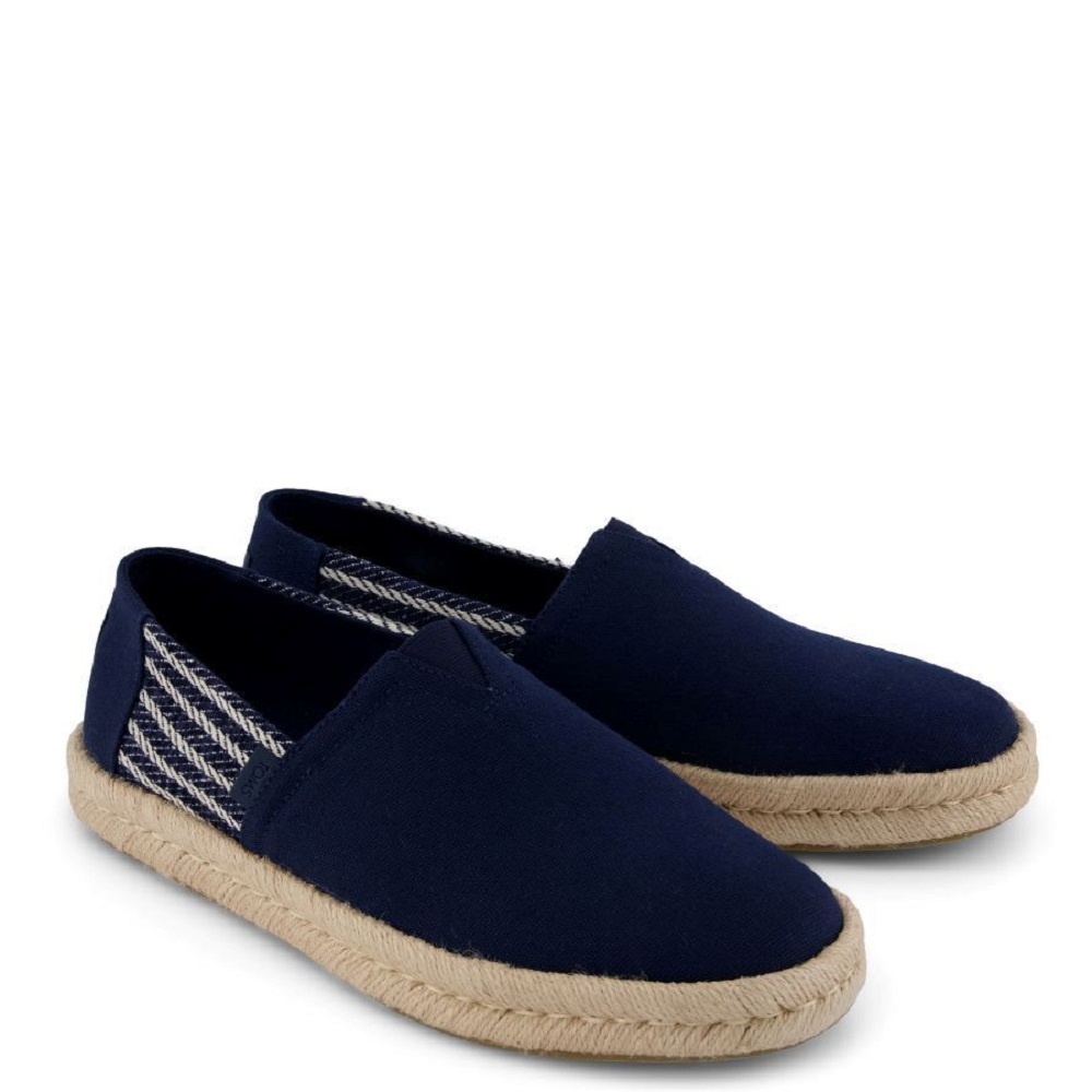 TOMS</br>Toms ALPARGATA ROPE 2.0 10023173 Recycled Cotton Canvas/Nautical Stripe Ανδρικές Εσπαντρίγιες Μπλε