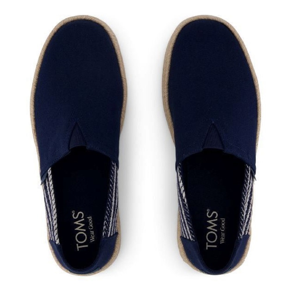 TOMS</br>Toms ALPARGATA ROPE 2.0 10023173 Recycled Cotton Canvas/Nautical Stripe Ανδρικές Εσπαντρίγιες Μπλε