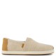 TOMS</br>Toms ALP FWD 10023174 Stiched Stripe Canvas/Suede Ανδρικές Εσπαντρίγιες Μπεζ/Ταμπά