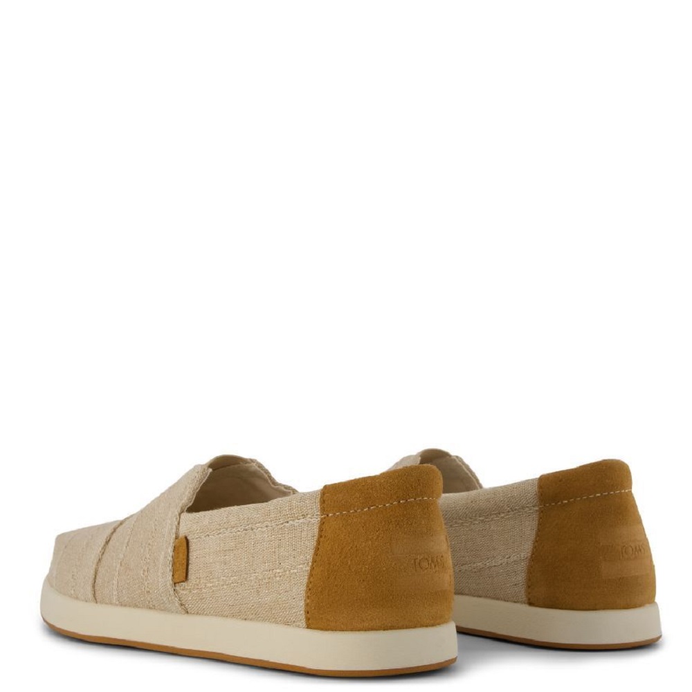 TOMS</br>Toms ALP FWD 10023174 Stiched Stripe Canvas/Suede Ανδρικές Εσπαντρίγιες Μπεζ/Ταμπά