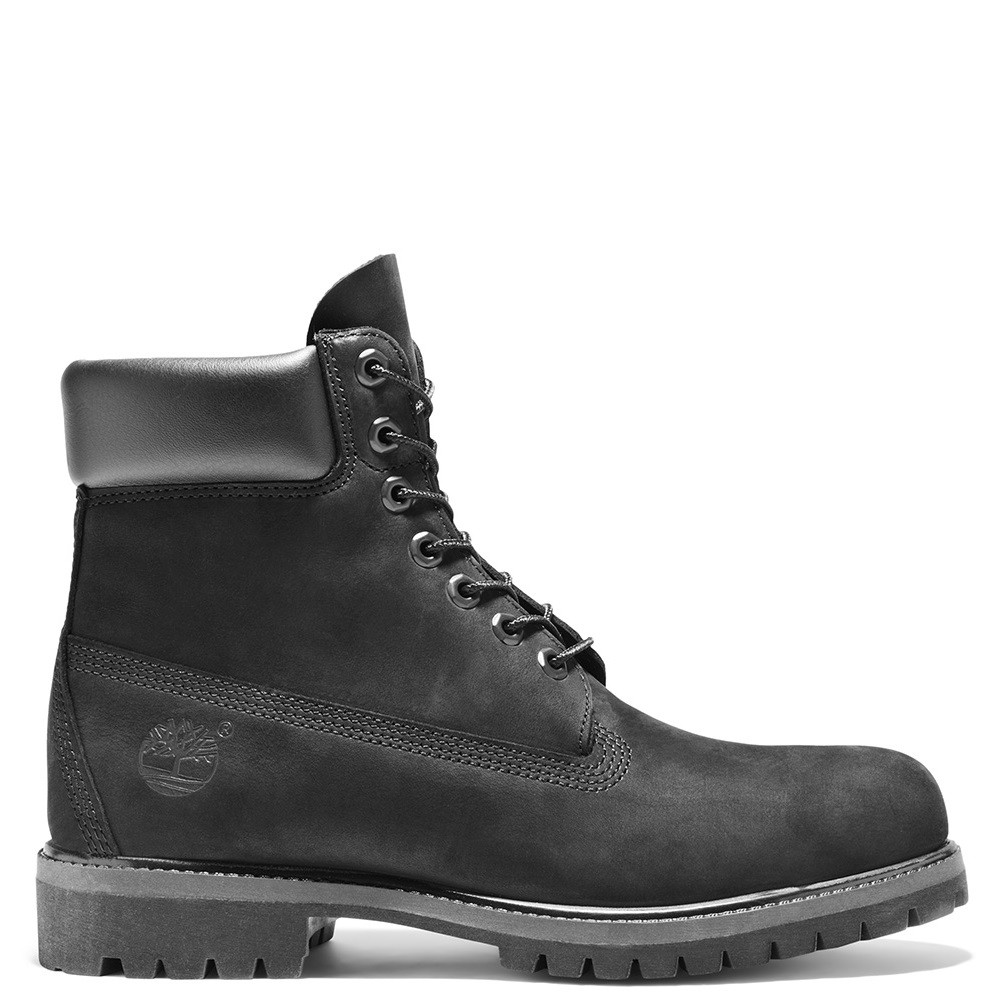 TIMBERLAND</br>Timberland Premium 6inch Waterproof Boot 10073-001 Ανδρικά Μποτάκια Μαύρο Nubuck Δέρμα TIMBERLAND</br>Timberland Premium 6inch Waterproof Boot 10073-001 Ανδρικά Μποτάκια Μαύρο Nubuck Δέρμα