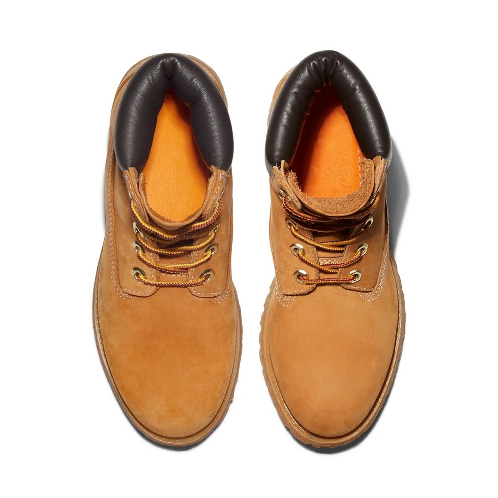 TIMBERLAND</br>Timberland Premium 6inch Waterproof Boot 10361-713 Γυναικεία Μποτάκια Κίτρινο Nubuck Δέρμα TIMBERLAND</br>Timberland Premium 6inch Waterproof Boot 10361-713 Γυναικεία Μποτάκια Κίτρινο Nubuck Δέρμα
