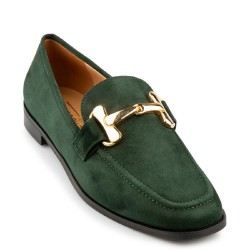 Γυναικεία Loafers Πράσινο Καστόρι 104-50