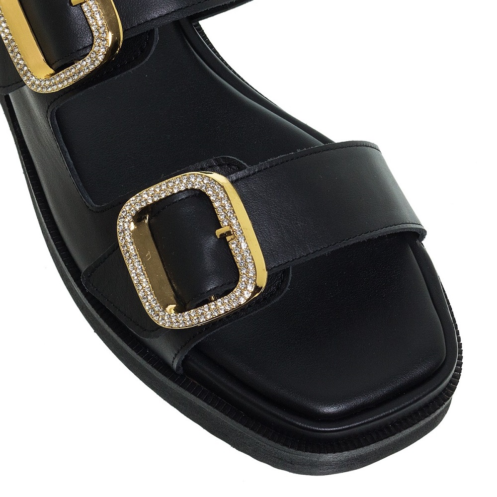MOURTZI</br>Γυναικεία Flatform Μαύρο Δέρμα 25/12305 Mourtzi MOURTZI</br>Γυναικεία Flatform Μαύρο Δέρμα 25/12305 Mourtzi
