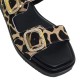 MOURTZI</br>Γυναικεία Flatform Μπεζ/Μαύρο Ponyskin 25/12305 Mourtzi MOURTZI</br>Γυναικεία Flatform Μπεζ/Μαύρο Ponyskin 25/12305 Mourtzi