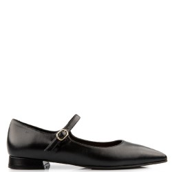 Γυναικεία Loafers Μαύρο Δέρμα 130-32 FM