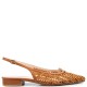 FM</br>Γυναικεία Slingback Flats Ταμπά Δέρμα Πλεχτό 134-23 FM FM</br>Γυναικεία Slingback Flats Ταμπά Δέρμα Πλεχτό 134-23 FM
