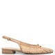 FM</br>Γυναικεία Slingback Flats Μπεζ Δέρμα Πλεχτό 134-23 FM FM</br>Γυναικεία Slingback Flats Μπεζ Δέρμα Πλεχτό 134-23 FM