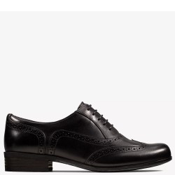 CLARKS</br>Clarks HAMBLE OAK  Γυναικεία Oxford Μαύρο Δέρμα