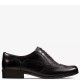 CLARKS</br>Clarks HAMBLE OAK  Γυναικεία Oxford Μαύρο Δέρμα