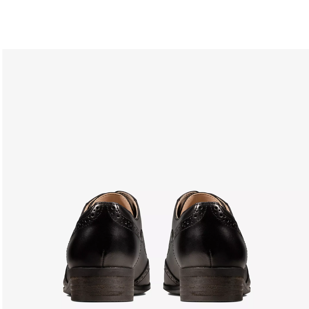 CLARKS</br>Clarks HAMBLE OAK  Γυναικεία Oxford Μαύρο Δέρμα