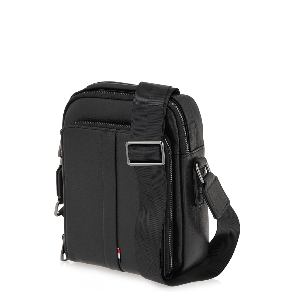 RENATO GARINI</br>Renato Garini 2083 Ανδρική Τσάντα Crossbody Μαύρο Δέρμα RENATO GARINI</br>Renato Garini 2083 Ανδρική Τσάντα Crossbody Μαύρο Δέρμα