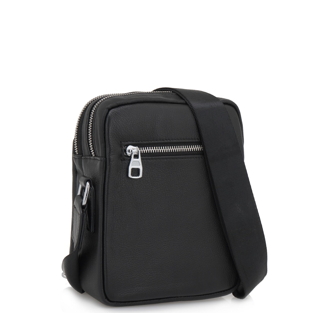 RENATO GARINI</br>Renato Garini 2085 Ανδρική Τσάντα Crossbody Μαύρο Δέρμα RENATO GARINI</br>Renato Garini 2085 Ανδρική Τσάντα Crossbody Μαύρο Δέρμα