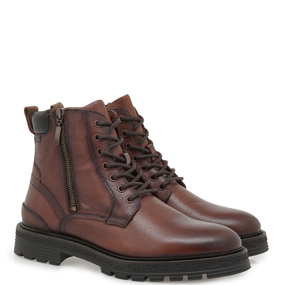 RENATO GARINI</br>Ανδρικά Μποτάκια Ταμπά Δέρμα 21009-GAMMA Renato Garini RENATO GARINI</br>Ανδρικά Μποτάκια Ταμπά Δέρμα 21009-GAMMA Renato Garini