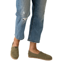 Γυναικείες Εσπαντρίγιες Χακί RAW CLASSIC ESSENTIAL 2130201S1101-404 Paez