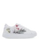 RENATO GARINI</br>Γυναικεία Sneakers Λευκό Λουλούδι 21VW2006 Renato Garini RENATO GARINI</br>Γυναικεία Sneakers Λευκό Λουλούδι 21VW2006 Renato Garini