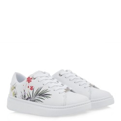 Γυναικεία Sneakers Λευκό Λουλούδι 21VW2006 Renato Garini