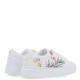 RENATO GARINI</br>Γυναικεία Sneakers Λευκό Λουλούδι 21VW2006 Renato Garini RENATO GARINI</br>Γυναικεία Sneakers Λευκό Λουλούδι 21VW2006 Renato Garini