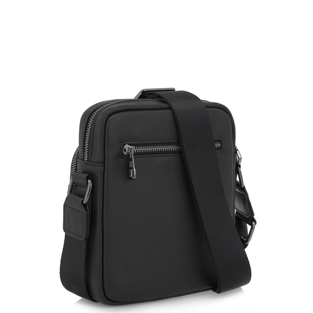 RENATO GARINI</br>Renato Garini 2204 Ανδρική Τσάντα Crossbody Μαύρο Δέρμα RENATO GARINI</br>Renato Garini 2204 Ανδρική Τσάντα Crossbody Μαύρο Δέρμα